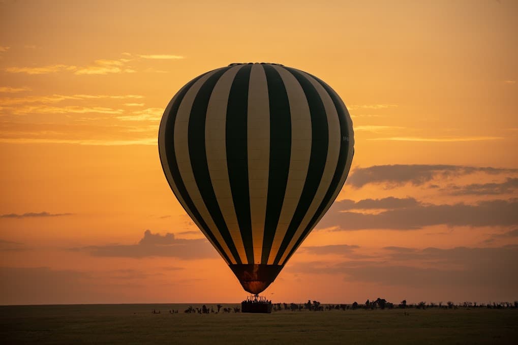 Luxury African safari landscape